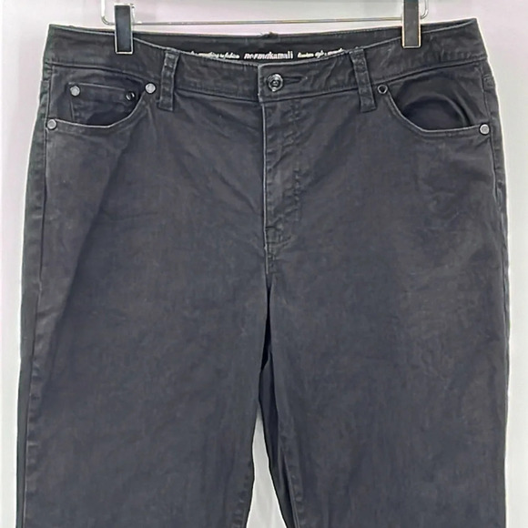 Norma Kamali Bootcut Jeans in Washed Black Soot - Size 12 Average - Picture 2 of 7